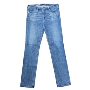 Ag Adriano Goldschmied The Harper Essential Straught Blue Jeans Women's Size 31